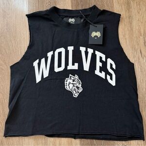 Darc Sport Womens Loyalty Rosie Muscle Tee Sleeveless Black  Sz Medium NWT